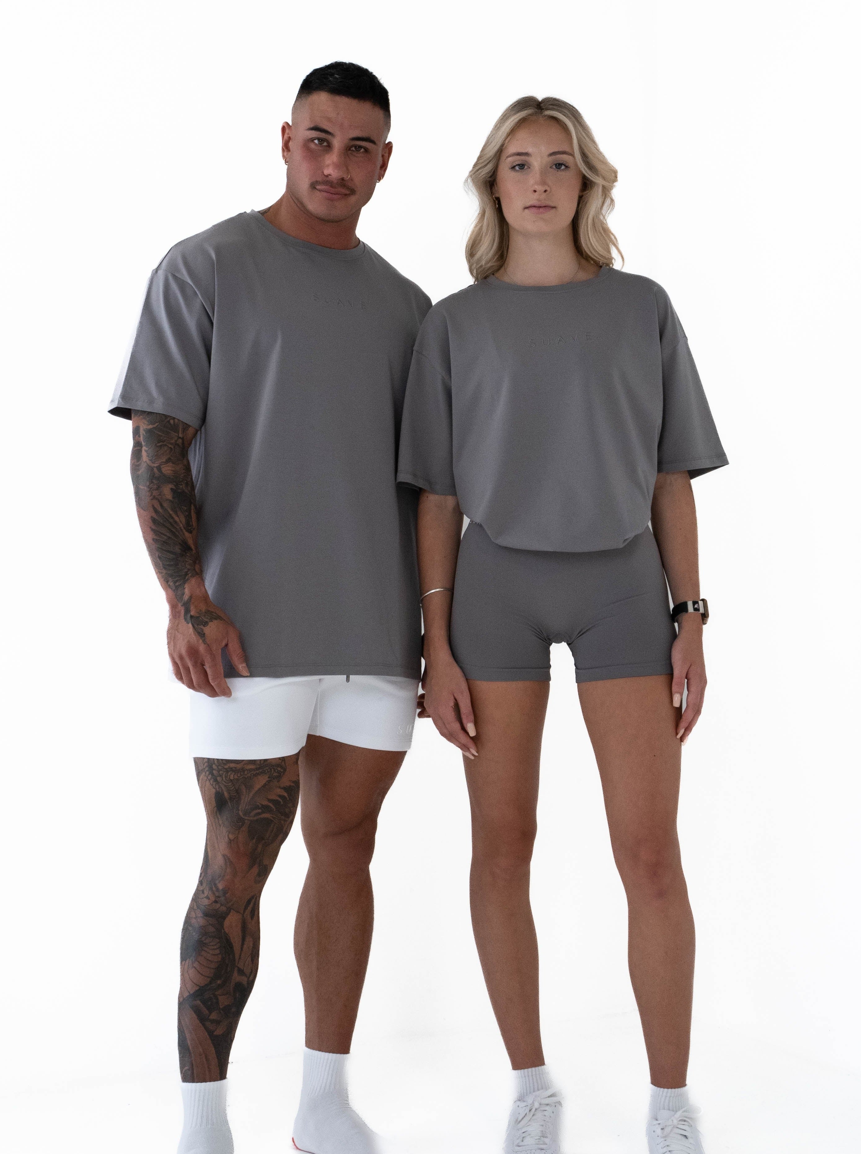 Essential Tee - Storm Front Grey