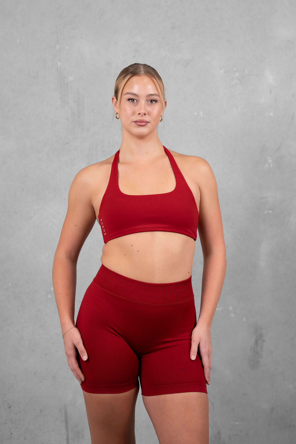 Lift Halter Bra - Cherry