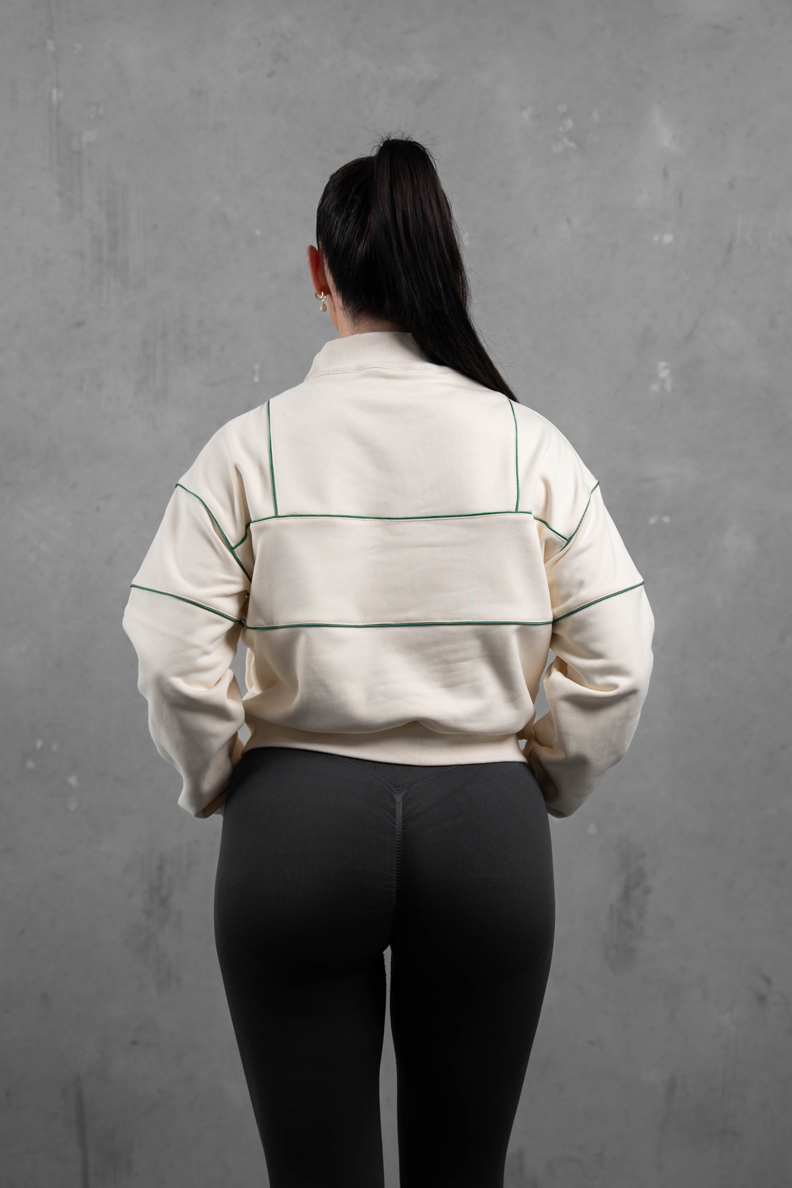 QTR Crew Society Jumper - OffWhite