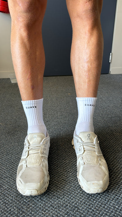 Qtr Crew Shin Suave Sock