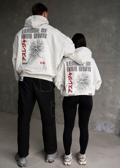 League Of Our Own Hoody - Marl Grey