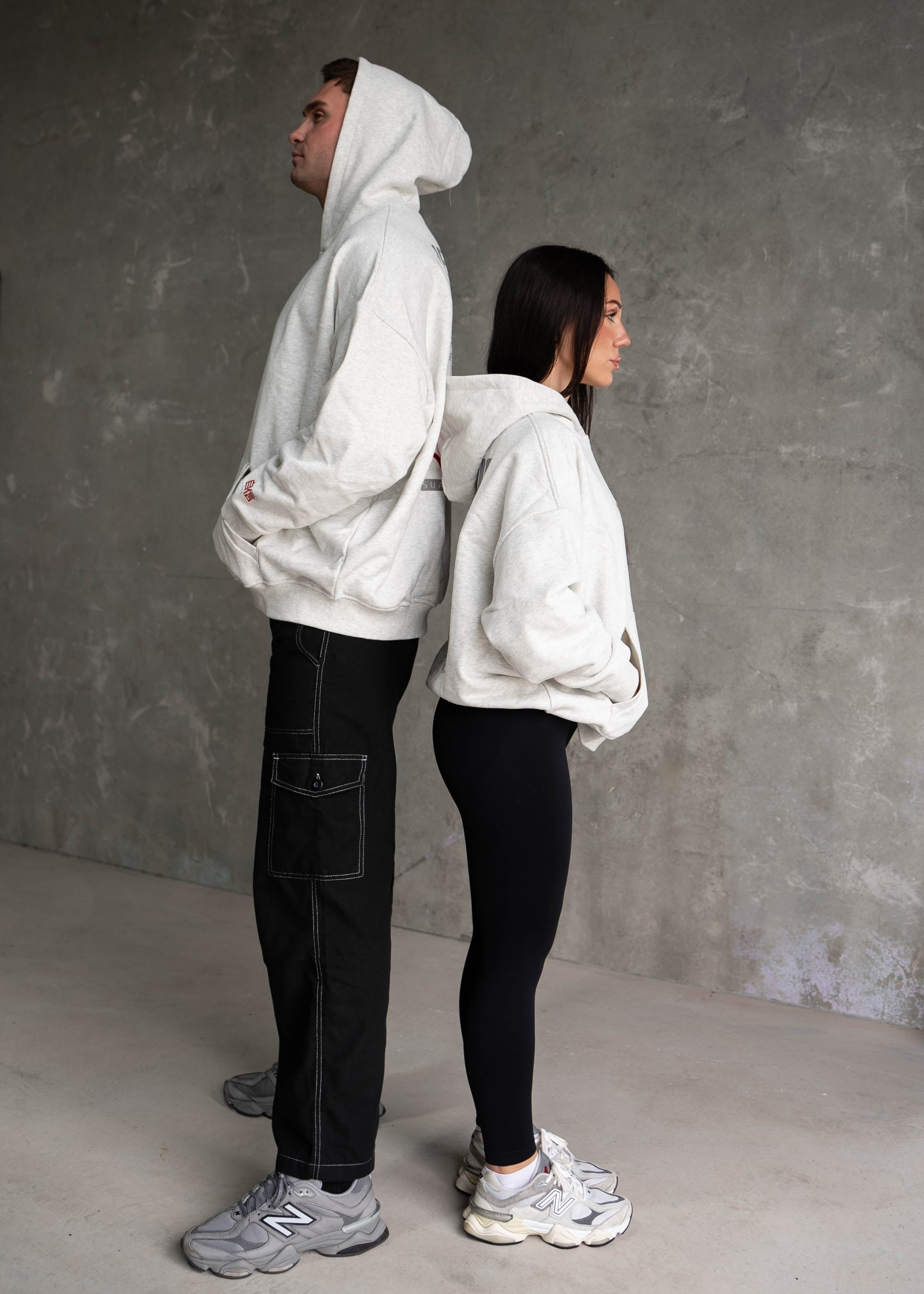 League Of Our Own Hoody - Marl Grey