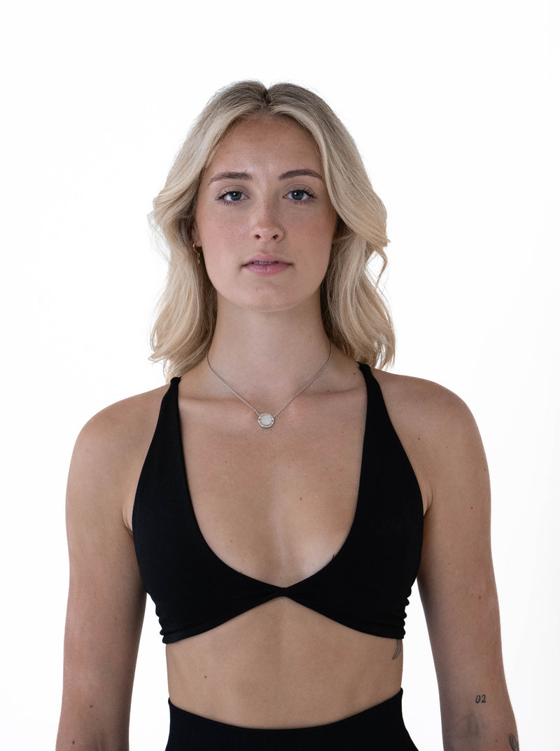 Essential Twist Bra - Black