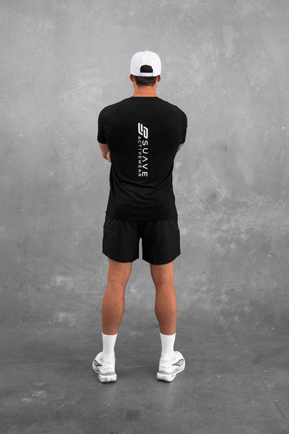 Essential Fitted Flow Tee - Black