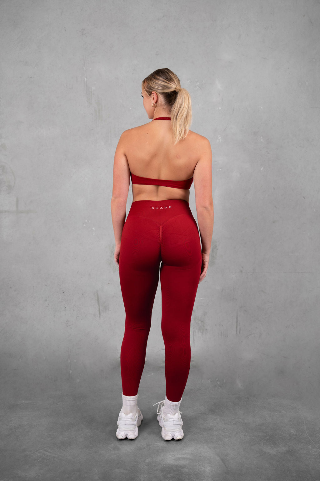 Lift Halter Bra - Cherry