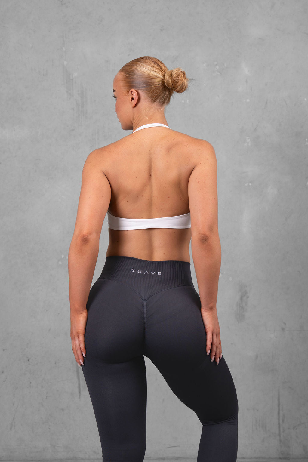 Lift Halter Bra - White