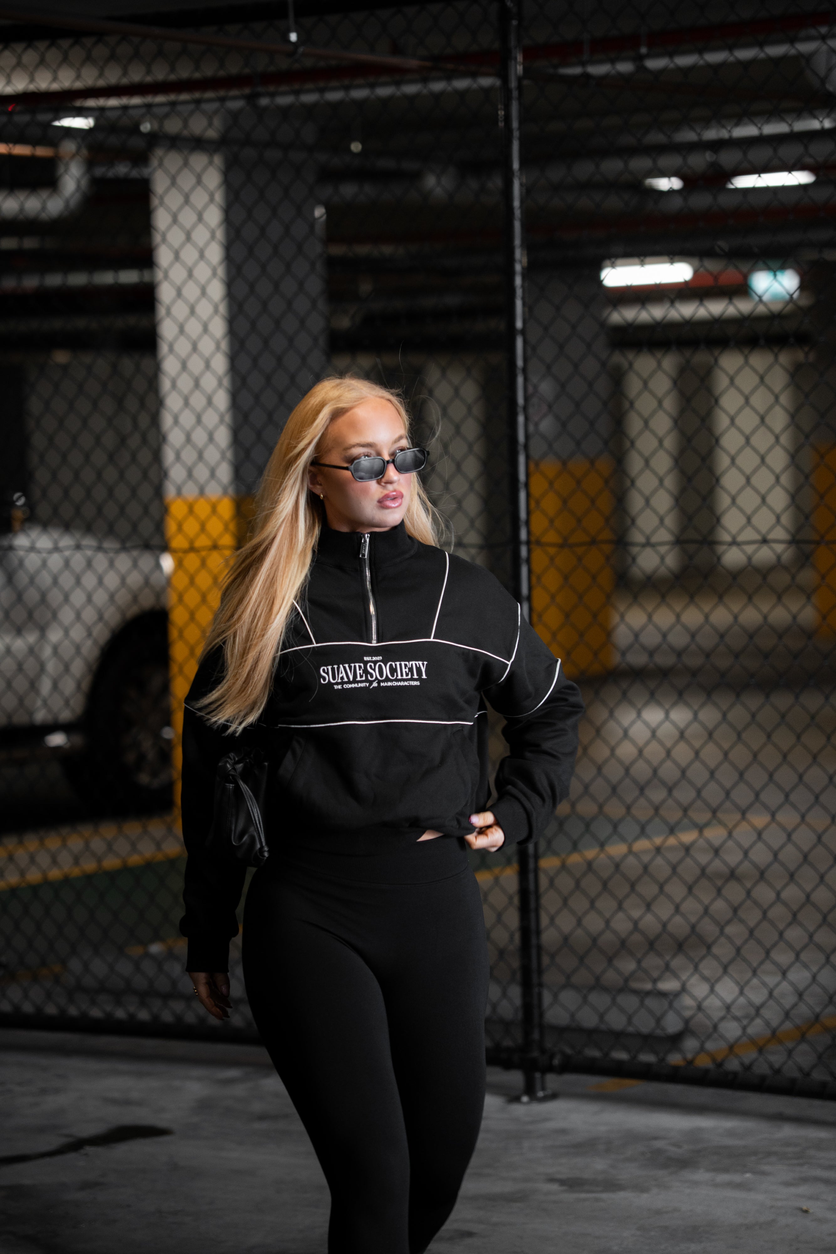 QTR Crew Society Jumper - Black