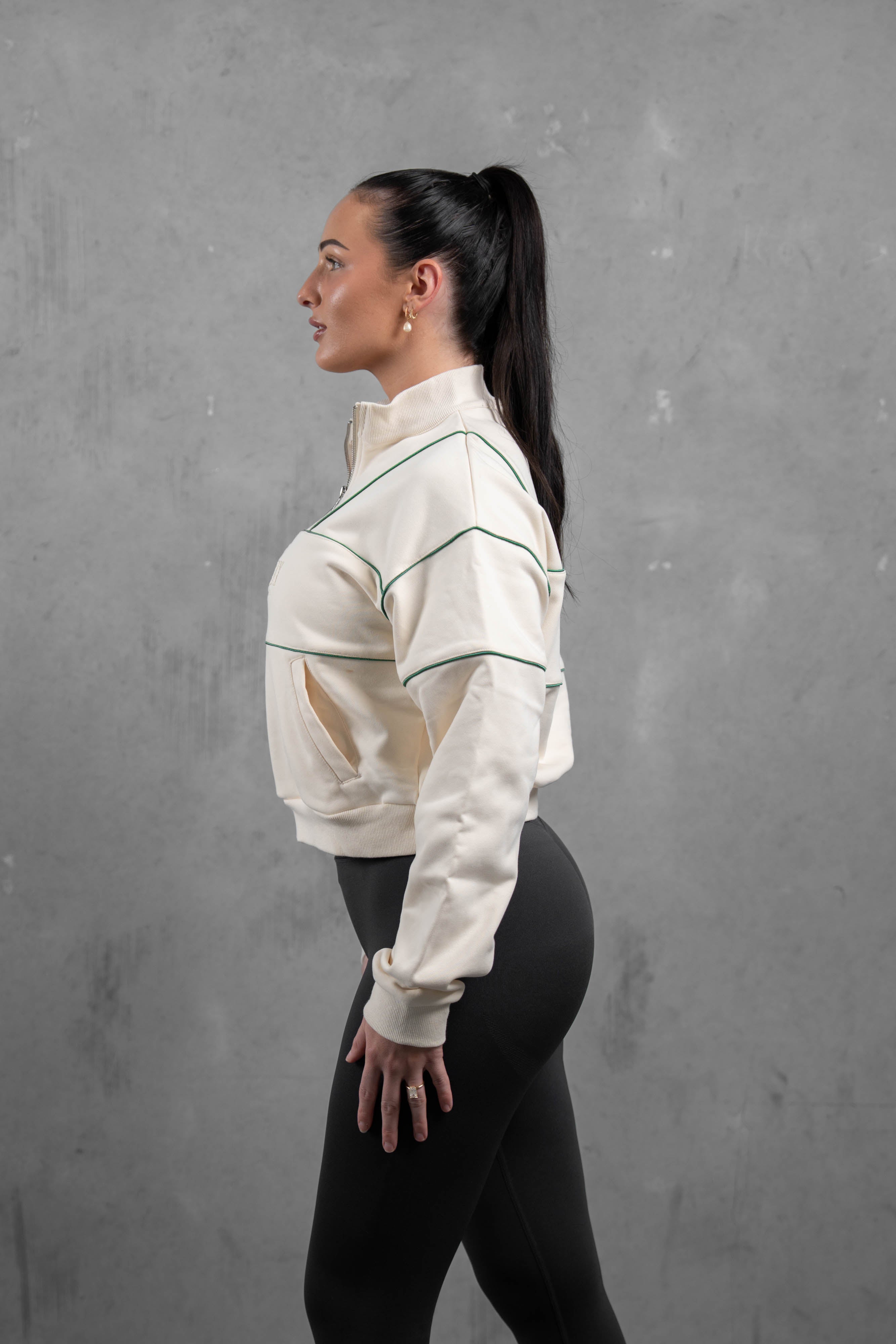 QTR Crew Society Jumper - OffWhite
