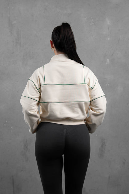 QTR Crew Society Jumper - OffWhite