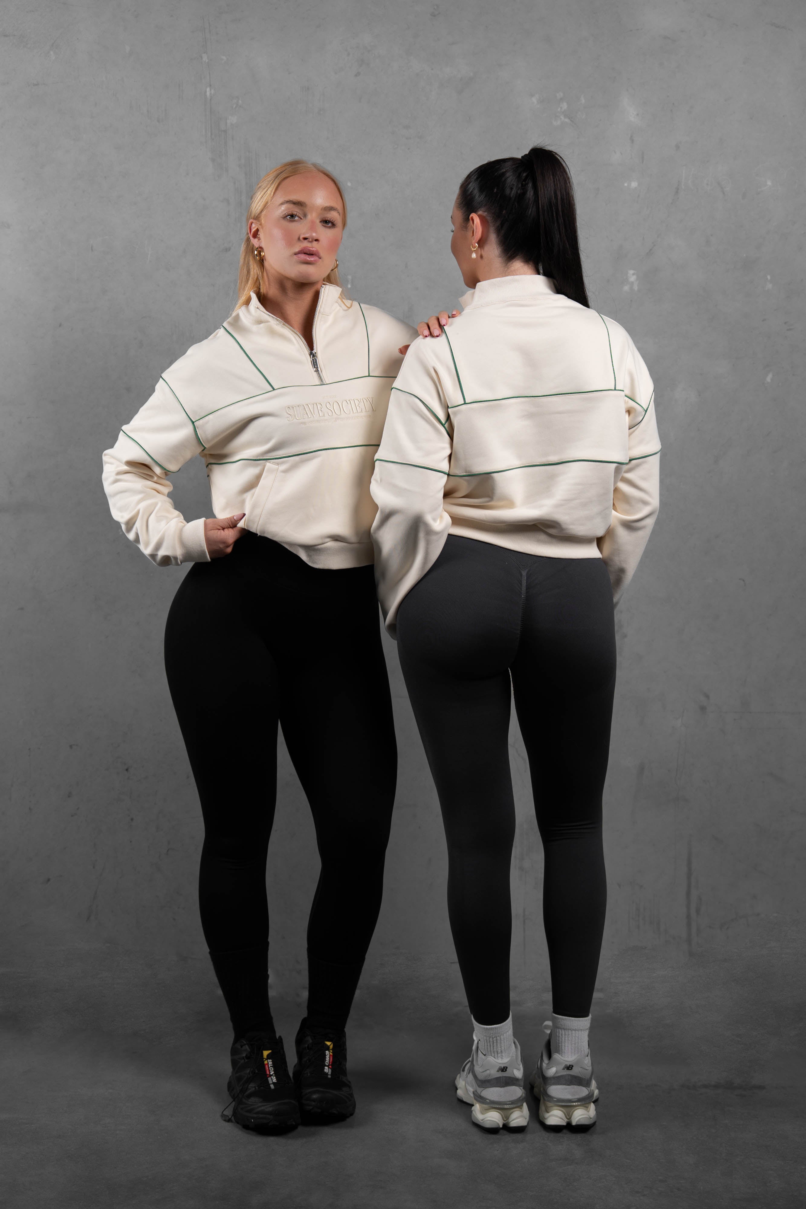 QTR Crew Society Jumper - OffWhite