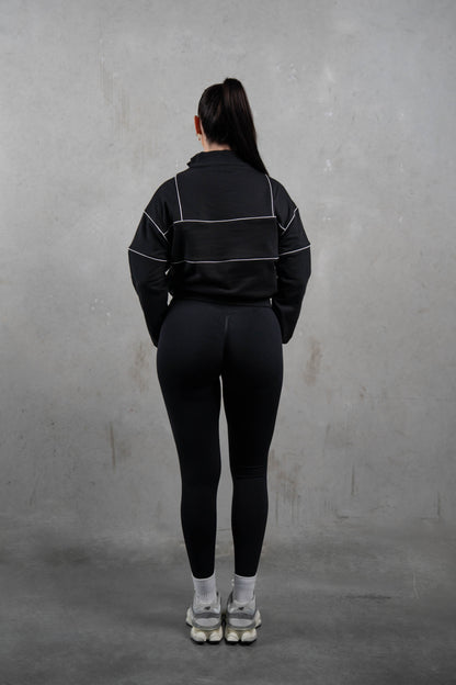 QTR Crew Society Jumper - Black