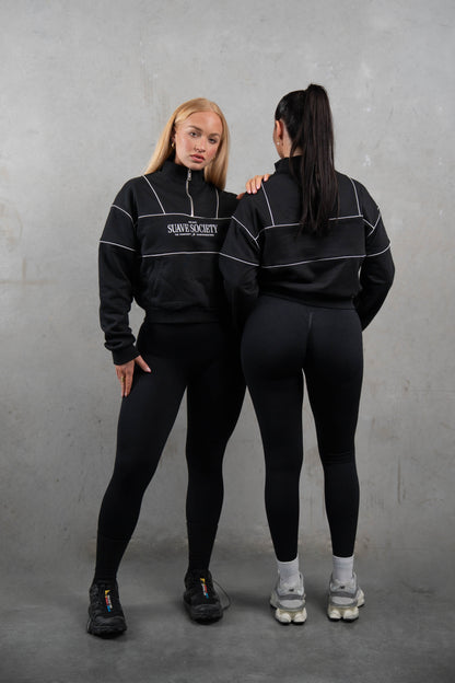 QTR Crew Society Jumper - Black